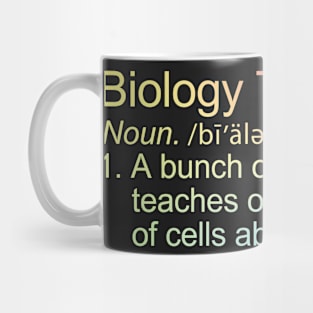 Biology Teacher Definition Mug